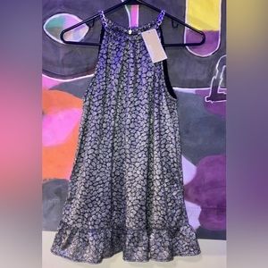 Michael Kors metallic animal-print top